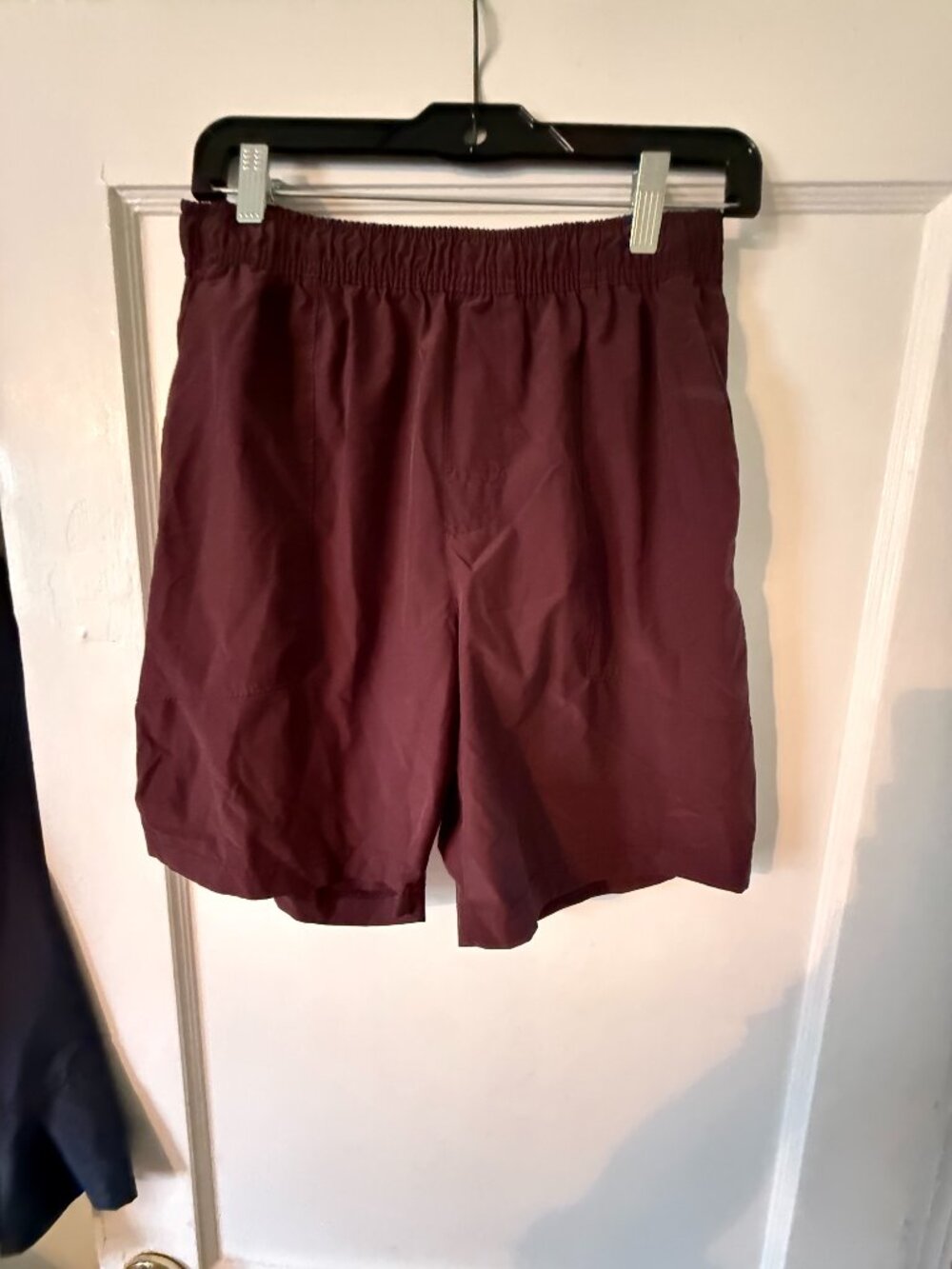 Mens' Burgundy Swim Trunks/Athletic Shorts by Legend Size M